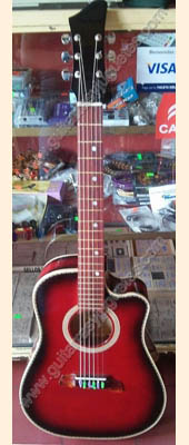Guitarra Texana roja 1